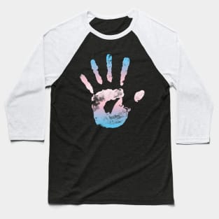 Trans Handprint Baseball T-Shirt